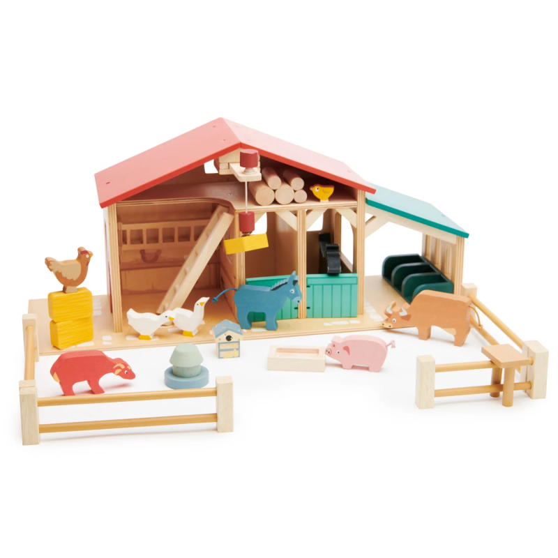 Farma ze Zwierzętami Obora - Tender Leaf Toys