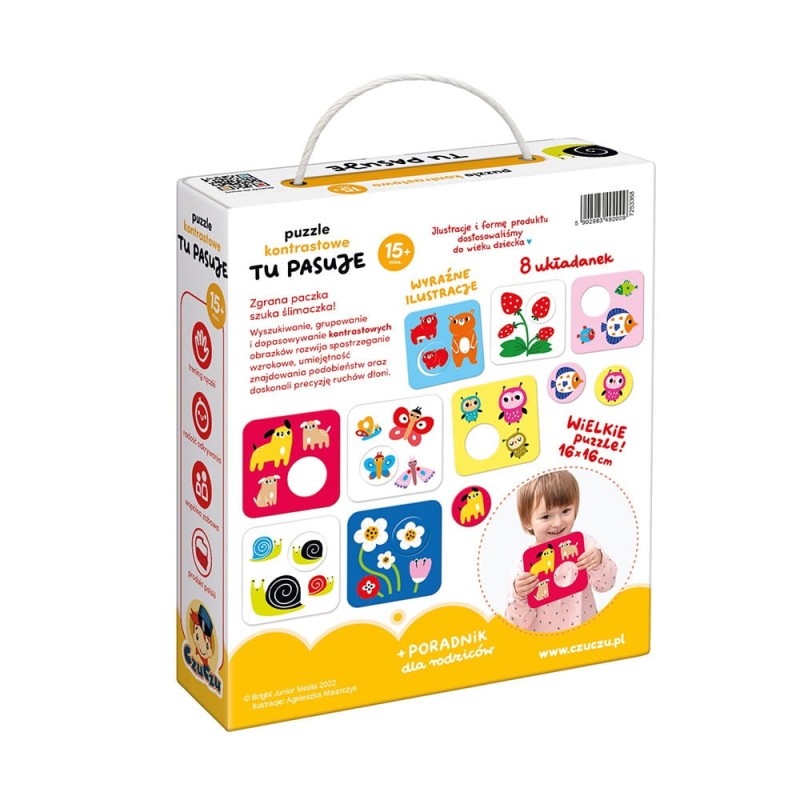 Puzzle Kontrastowe Do pary - CzuCzu