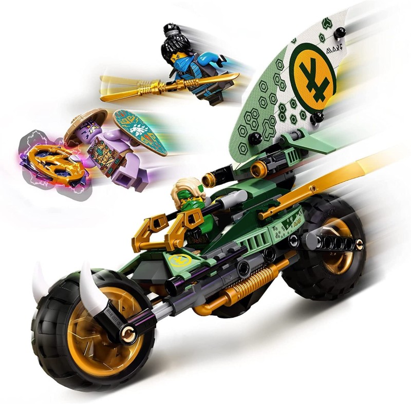 Klocki LEGO Ninjago Dżunglowy chopper Lloyda 71745