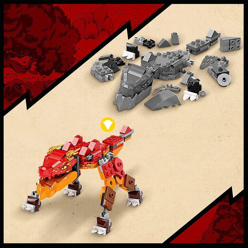Klocki LEGO Ninjago Smok ognia Kaia EVO 71762