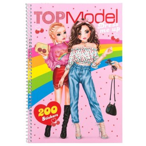 Szkicownik z Naklejkami Cherry Bomb - Top Model