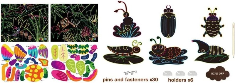 Wydrapywanki Ruchome Owady - Avenir