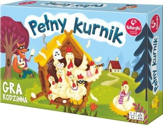 Gra Planszowa 6+ Pełny kurnik - Kukuryku