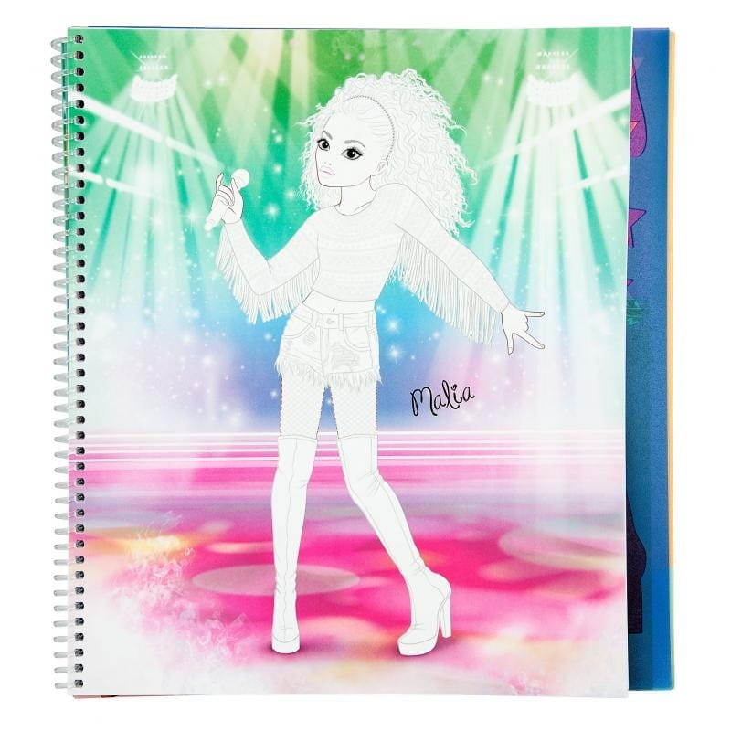 Zestaw do Projektowania z Naklejkami Popstar - TopModel