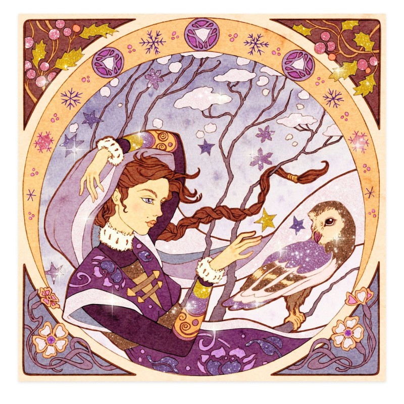 Kolorowanie Piaskiem Boginie Alfons Mucha - Djeco