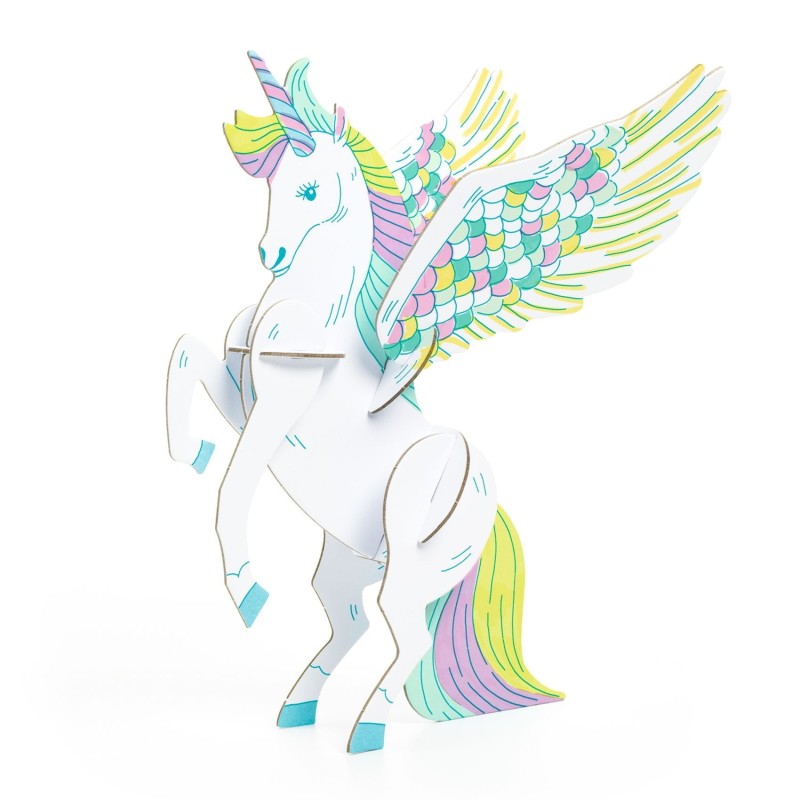 Magiczny Świat DIY Figurki z Tektury - Djeco