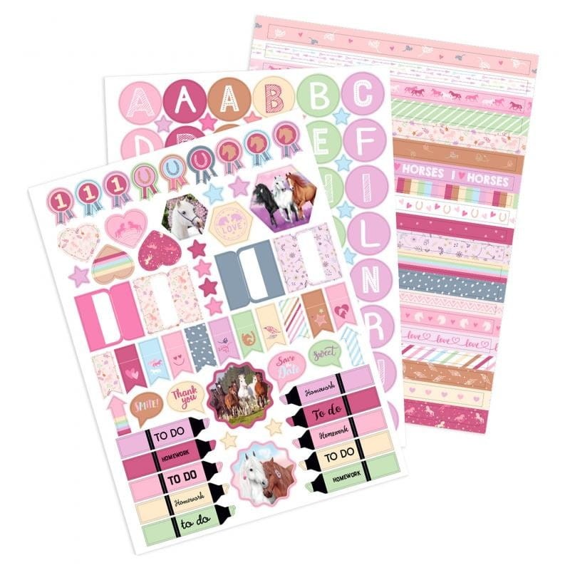 Kreatywny Zeszyt Papierniczy Konie DIY Paper Fun - Miss Melody