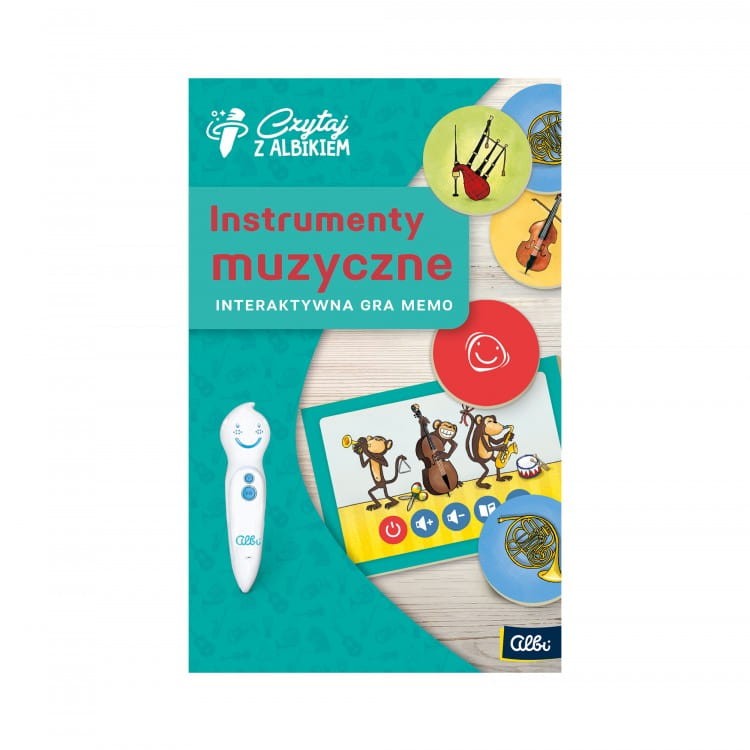 Instrumenty muzyczne. Interaktywna Gra Memo - Albi