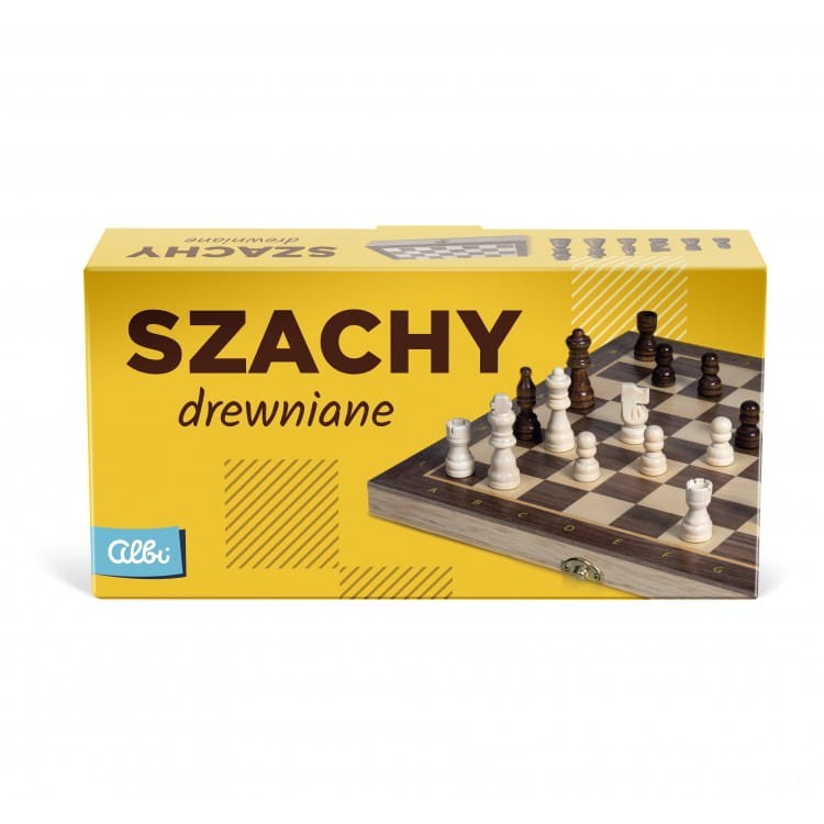 Drewniane Szachy dla Dzieci - Albi