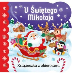 U Świętego Mikołaja. Książeczka z okienkami - Holly Berry-Byrd