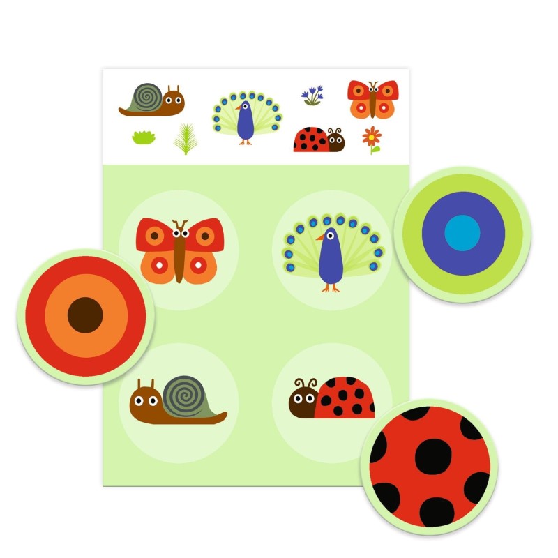 Gra edukacyjna loto Małe Zwierzęta - Djeco