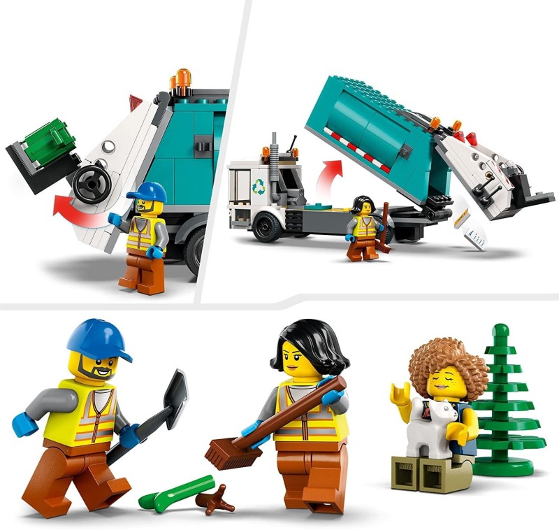 Lego Ciężarówka Recyklingowa 60386 Śmieciarka