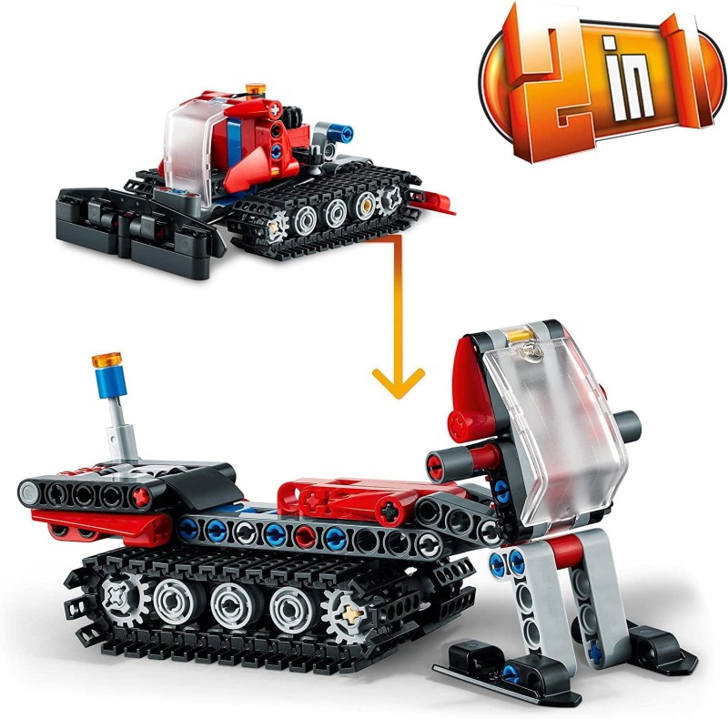 Lego Technic 2w1 Ratrak, Skuter Śnieżny 42148