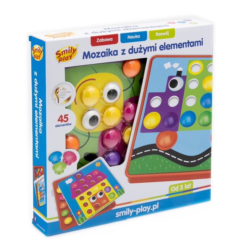 Mozaika z Dużymi Elementami - Smily Play