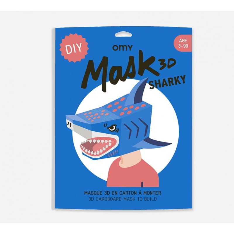 Maska Rekina Sharky 3D - omy