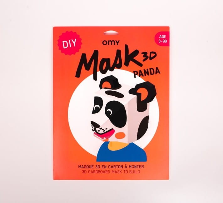 Maska Panda 3D - omy