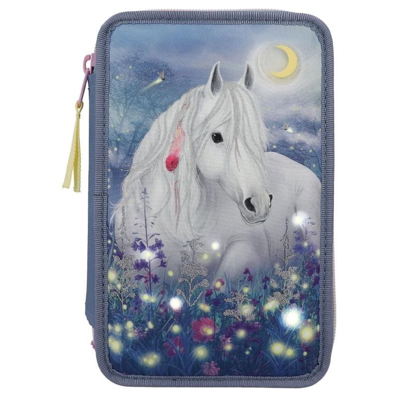 Podświetlany Piórnik z Koniem Led - Miss Melody