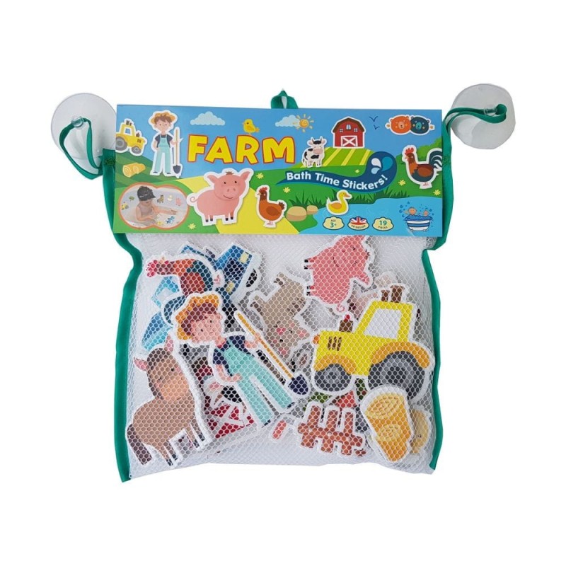 Naklejki z pianki do wanny Farma - Buddy & Barney
