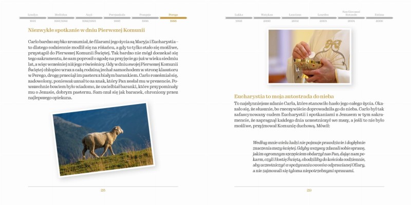 Pamiątka Pierwszej Komunii Świętej. Na drodze do nieba z bł. Carlem Acutisem