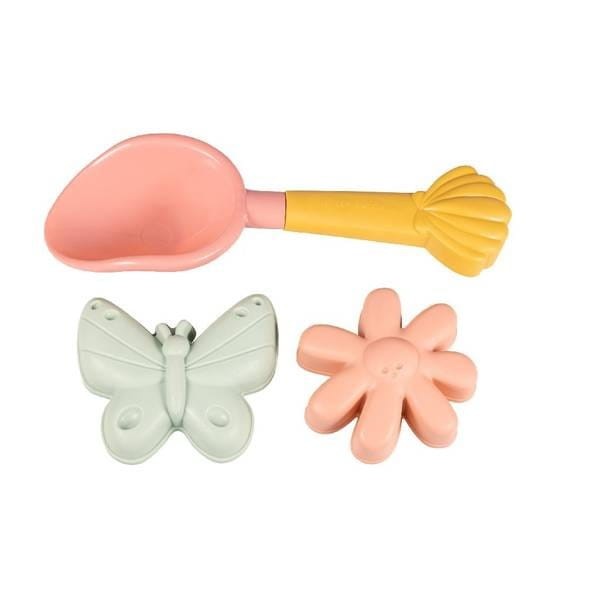 Łopatka i Foremki do Piasku Flowers & Butterflies - Little Dutch