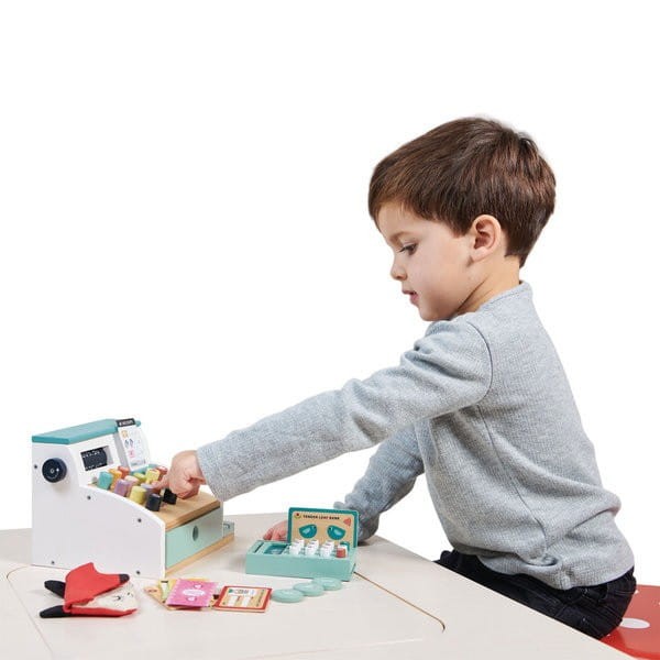 Drewniana Kasa Sklepowa z Terminalem - Tender Leaf Toys