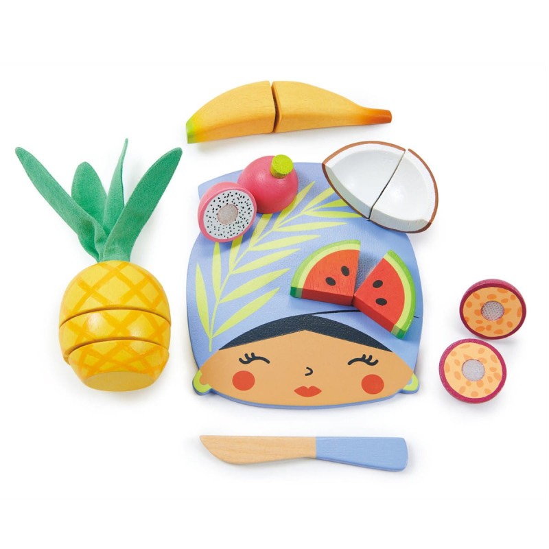 Drewniane Owoce Egzotyczne do Krojenia - Tender Leaf Toys
