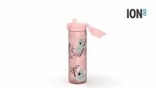 ION8 Szczelny Bidon Sportowy Koala róż 500 ml