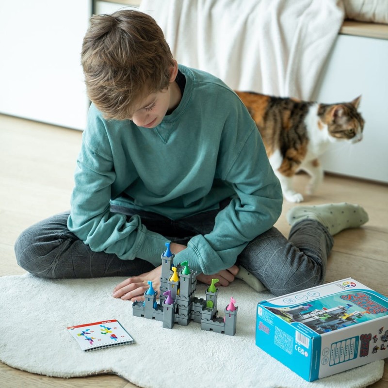Smart Games Tower Stacks - Łamigłówka 80 wyzwań