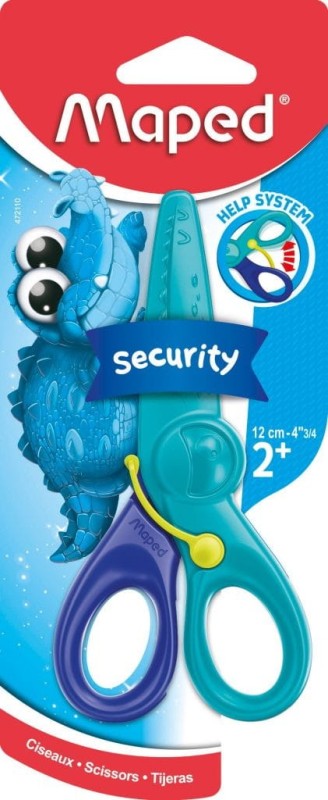 Zaokrąglone Nożyczki z Odbojnikiem 12 cm - Maped