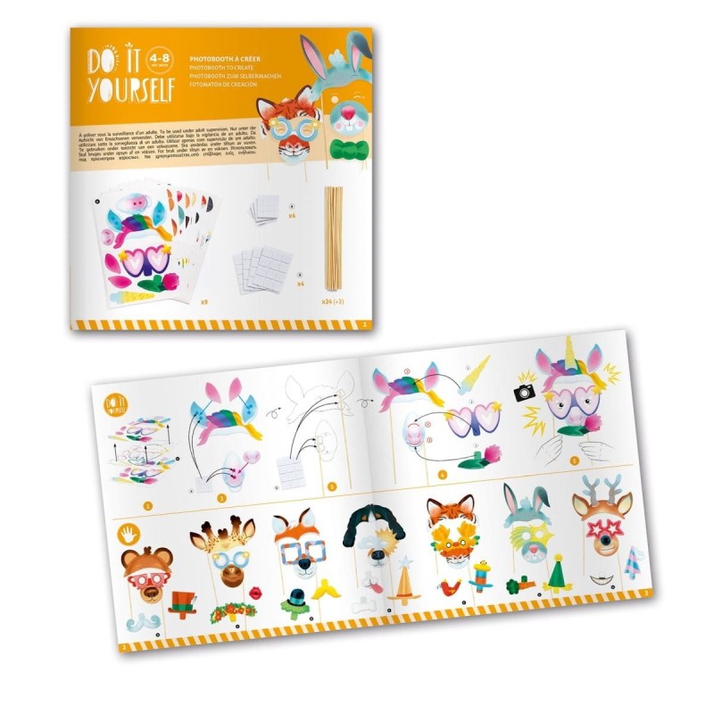 Akcesoria do Fotobudki Zrób Sam DIY - Djeco