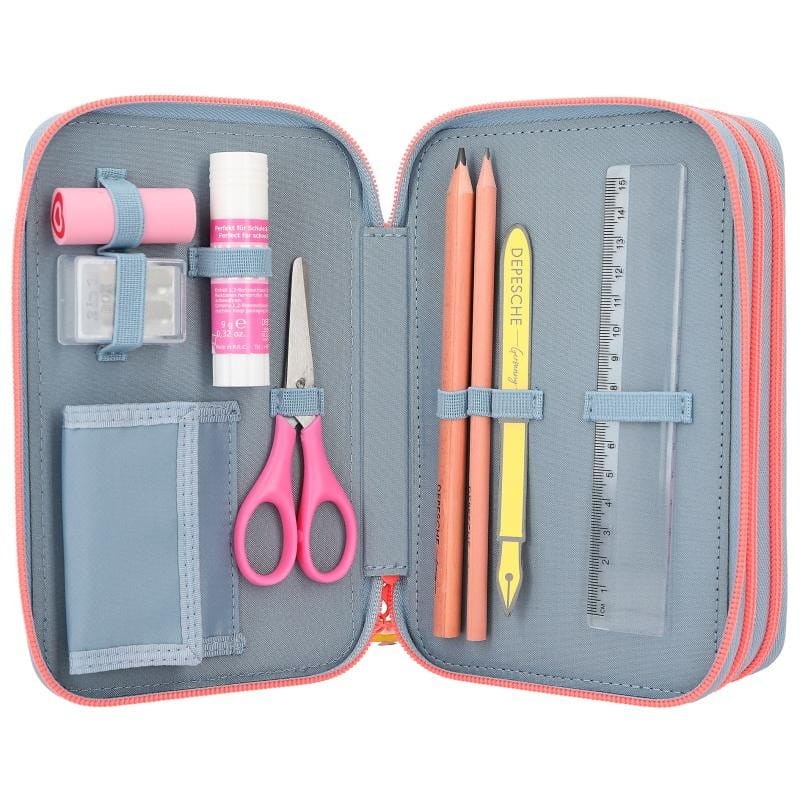 Trójdzielny Piórnik z Wyposażeniem Popcorn - TOPModel