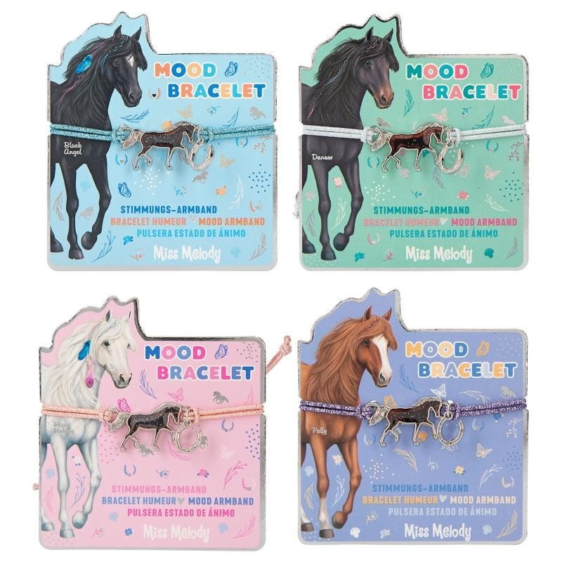 Nastrojowa Bransoletka Zmieniająca Kolor Konie - Miss Melody