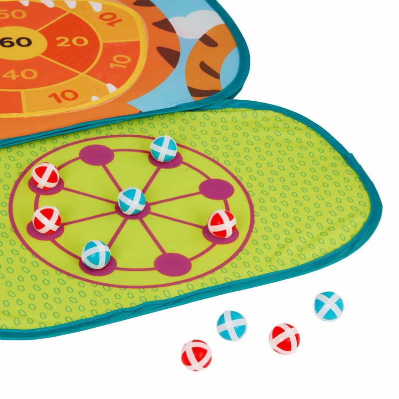 Gra 3w1 Rzucanie Piłeczkami do Celu Toss ‘n’ Score - b.toys