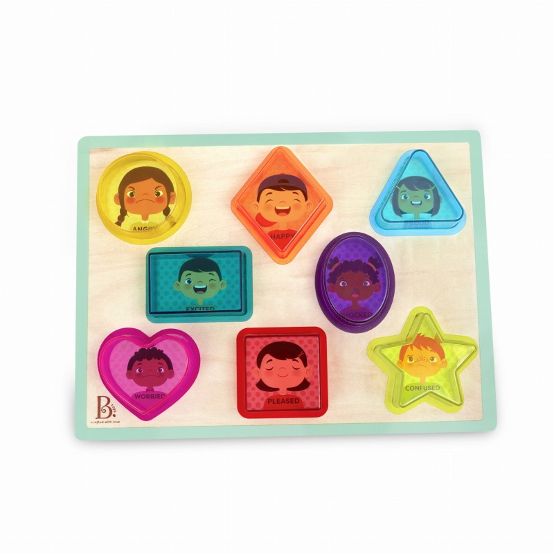 Układanka Sensoryczna Kształty i Emocje - B. toys