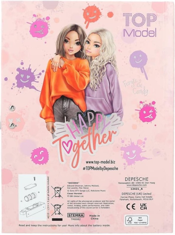 Grający Pamiętnik na Szyfr Przyjaźń - TOPModel