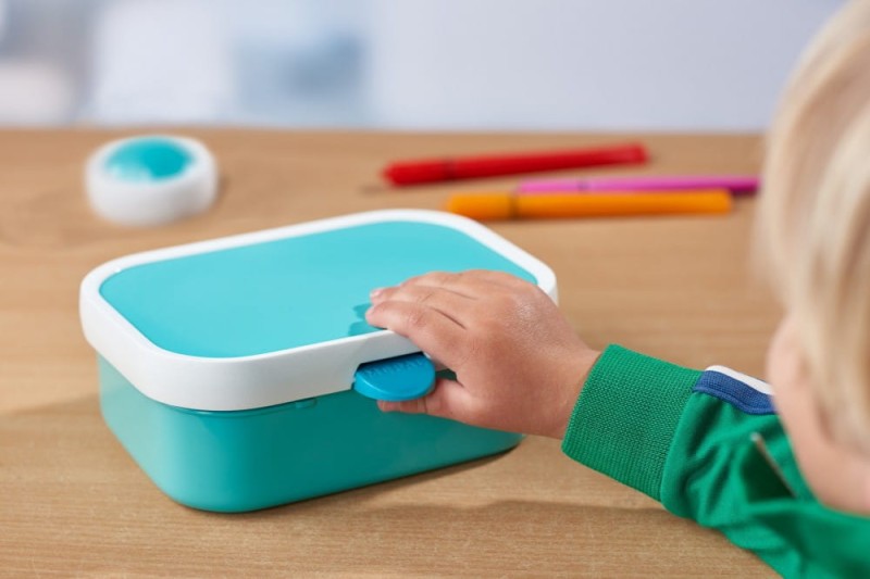 Śniadaniówka Szkolna i Bidon Zestaw Turkusowy - Mepal