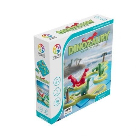 Gra logiczna 6+ Dinozaury Tajemnicza Wyspa - Smart Games