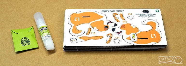 Trójwymiarowa Układanka Pies Corgi Puzzle 3D - Eugy