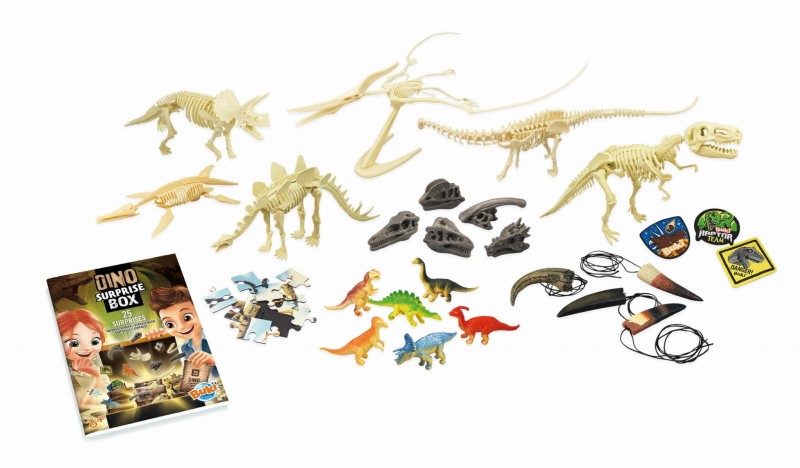 Dinozaury Pudełko Pełne Niespodzianek - Buki