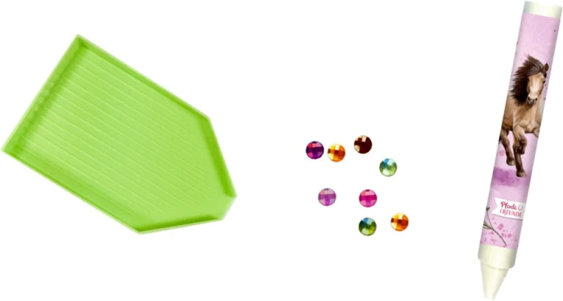 Naklejki z Końmi do ozdabiania Diamencikami - Spiegelburg