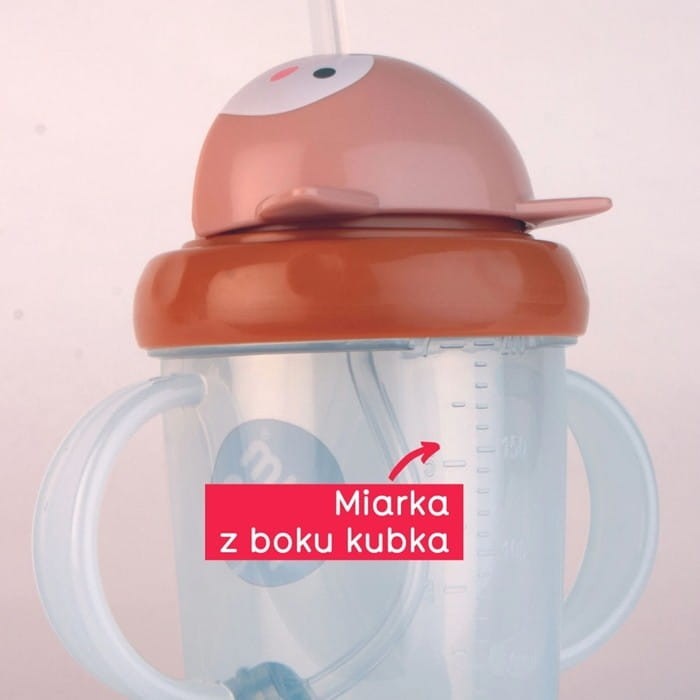 Bidon z Obciążoną Słomką Lisek 200 ml - Tum Tum