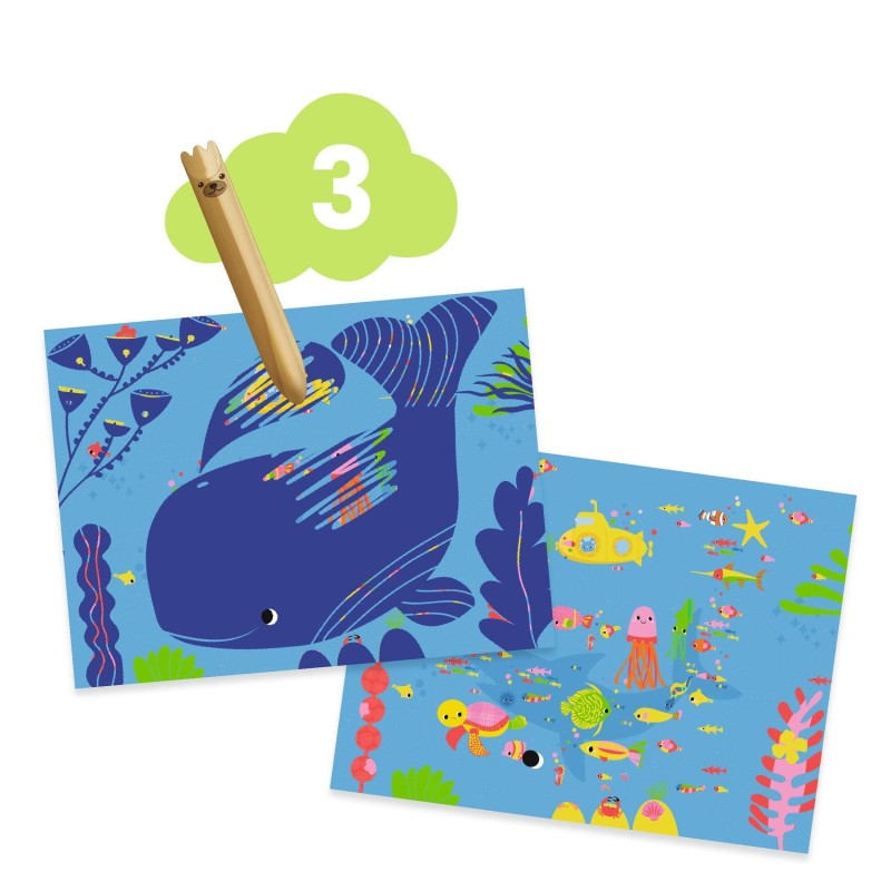 Zestaw Kreatywnych 6 Zabaw Plastycznych MYSZKA - Djeco