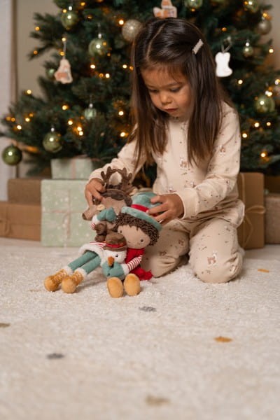 Świąteczna Lalka Evi z Reniferem - Little Dutch