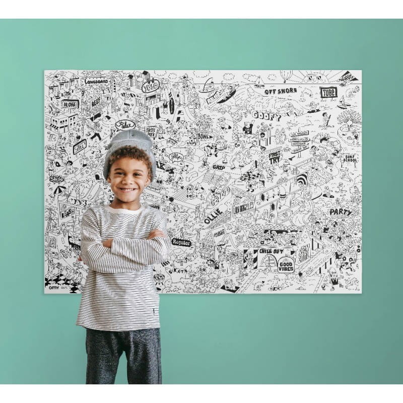 Wielka Kolorowanka SURF & SKATE - omy