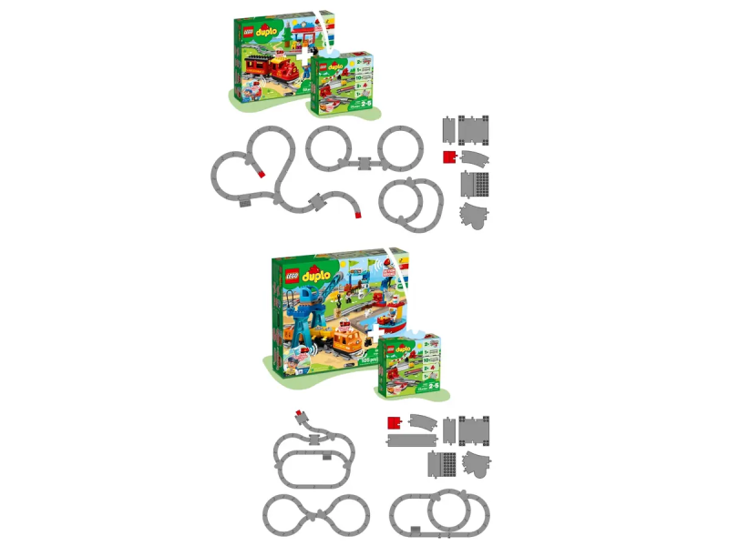 Lego Duplo 10882 Tory kolejowe i przejazd