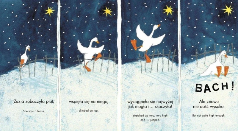 Gąska Zuzia i pierwsza gwiazdka - Horacek Petr polsko-angielska bajka wigilijna