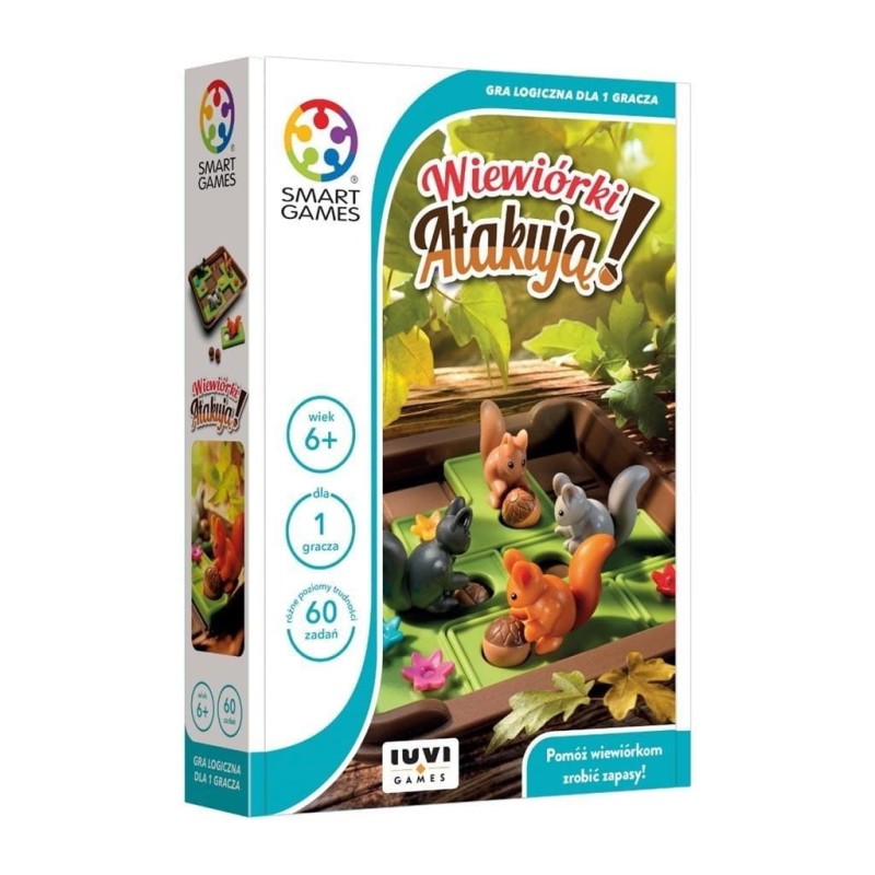 Gra Planszowa 6+ Wiewiórki Atakują - Smart Games
