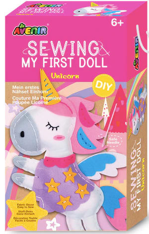 Uszyj Jednorożca DIY Nauka Szycia dla Dzieci Jednorożec 26 cm - Avenir