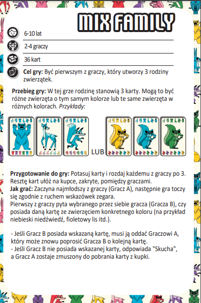 Djeco Gra w Karty Mix Family