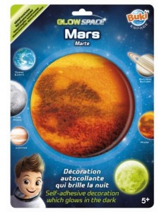 Planeta Mars świecąca w ciemności - Buki
